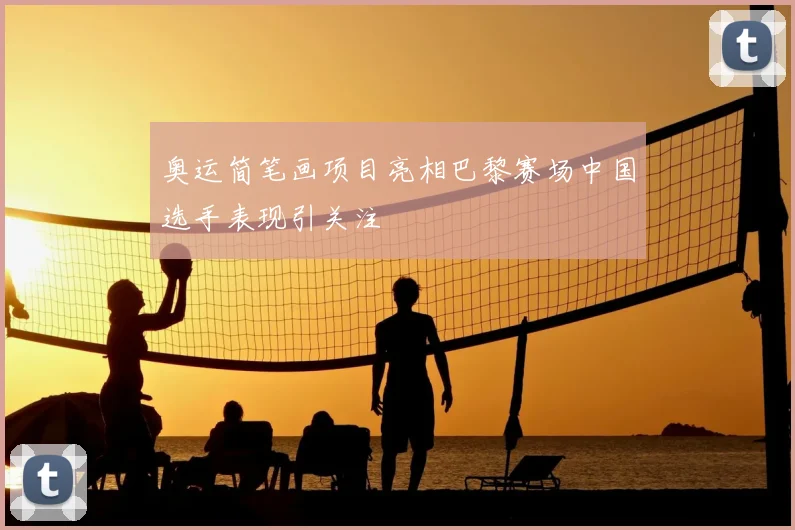 奥运简笔画项目亮相巴黎赛场中国选手表现引关注